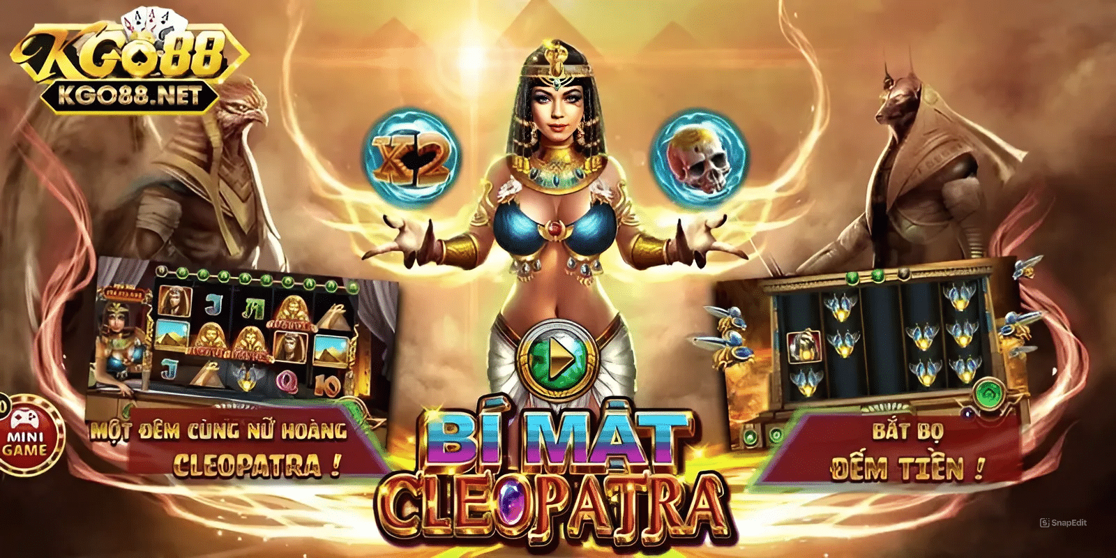 Bí mật Cleopatra Go88 - Nổ hũ cực hấp dẫn